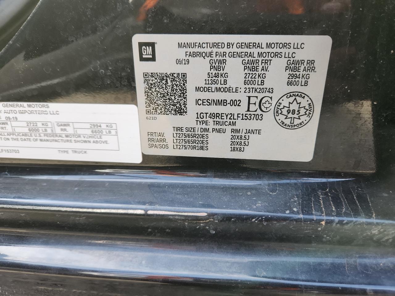 2020 GMC Sierra