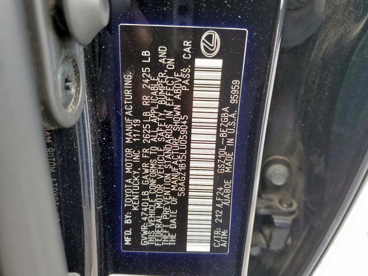 2020 LEXUS Es