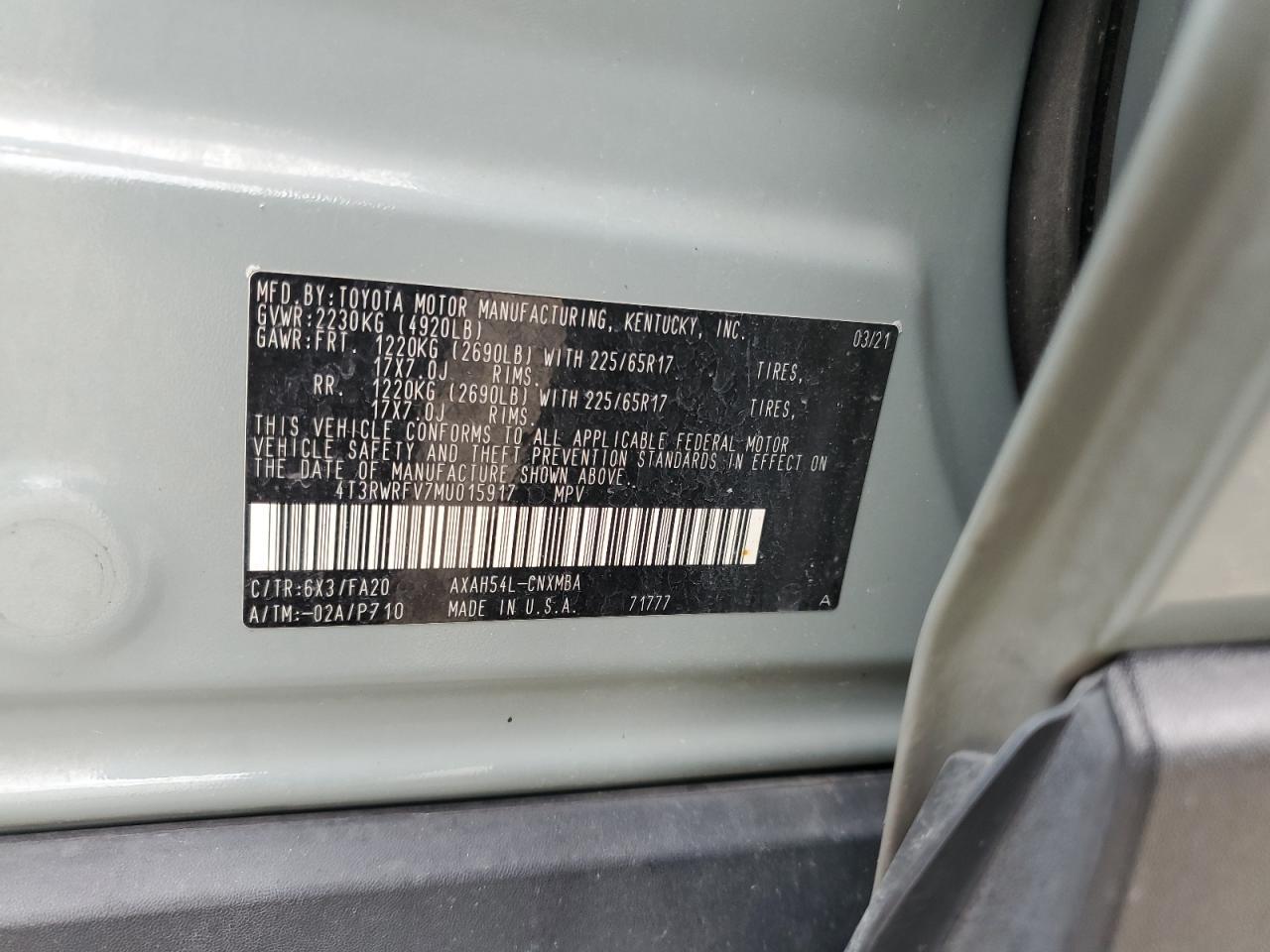 2021 TOYOTA RAV4