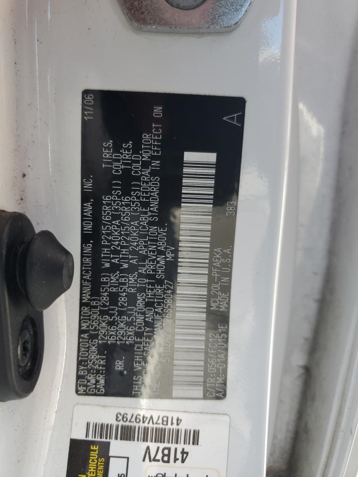 2006 TOYOTA SIENNA