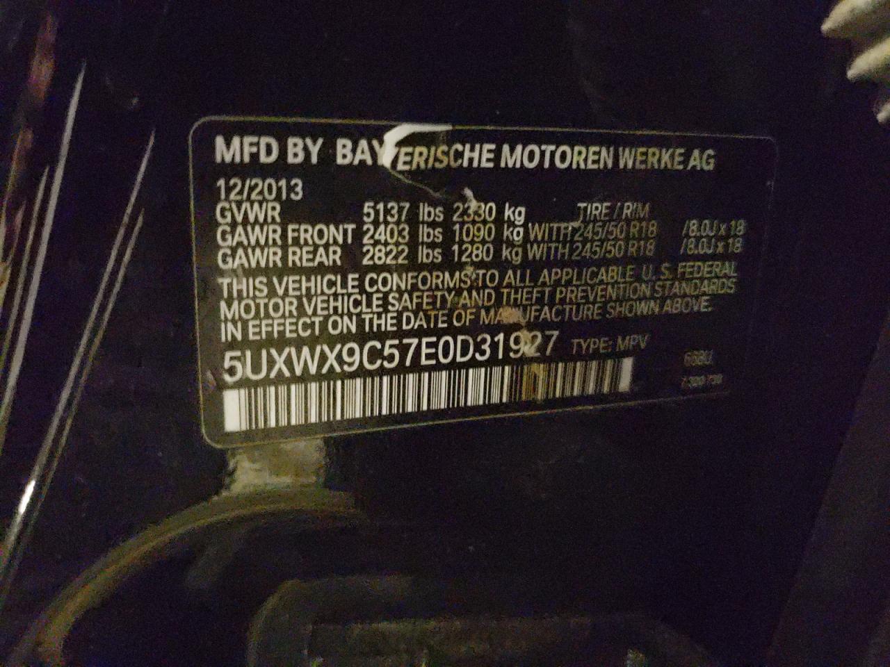 2014 BMW X3