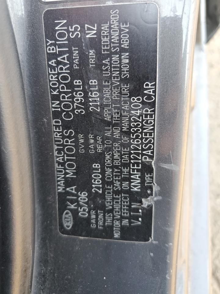 2006 KIA Spectra