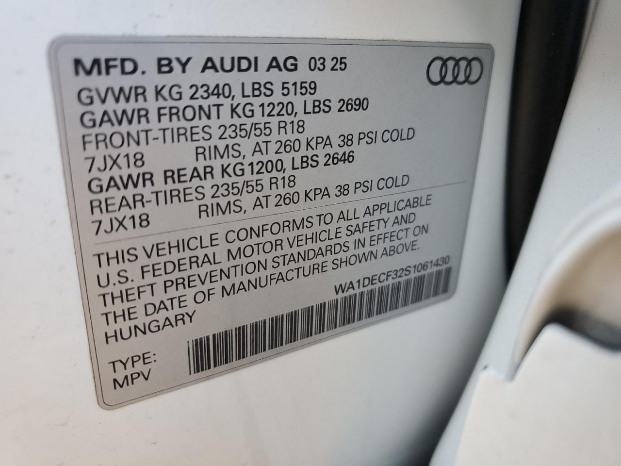 2025 AUDI Q3