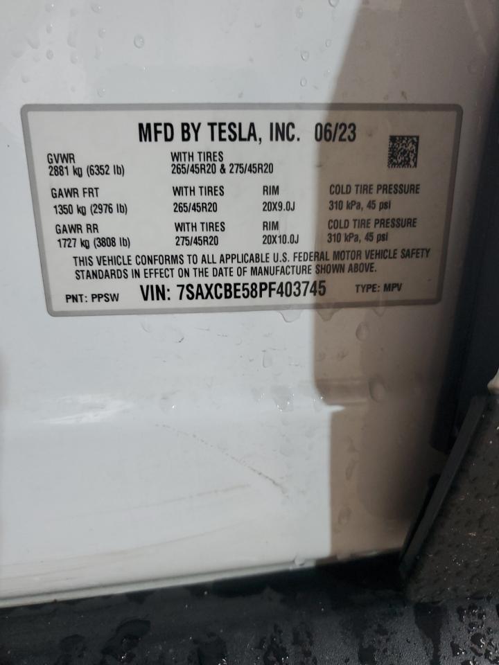 2023 TESLA MODEL X