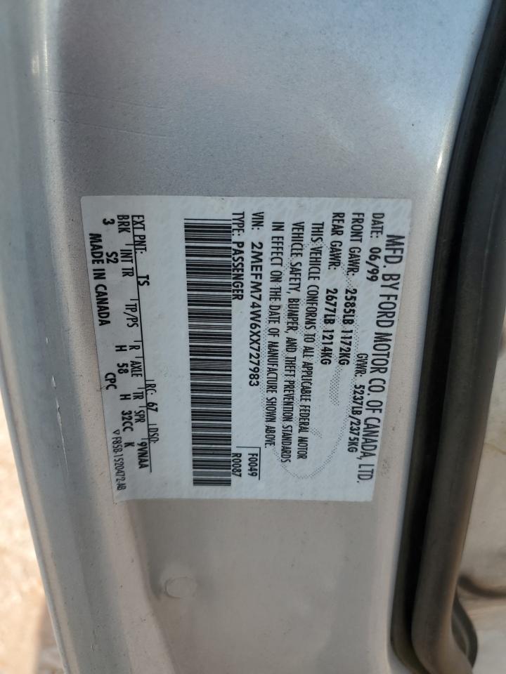 1999 MERCURY GRAND MARQUIS