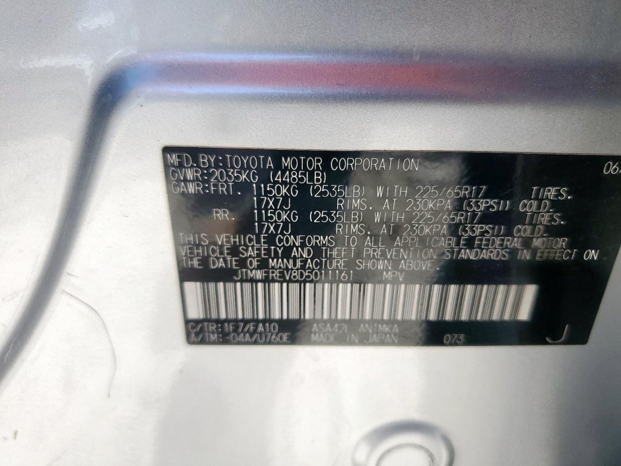 2013 TOYOTA RAV4