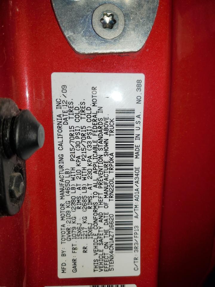 2010 TOYOTA TACOMA