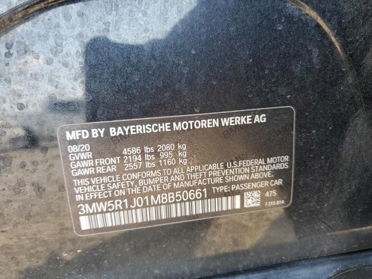 2021 BMW 3 SERIES