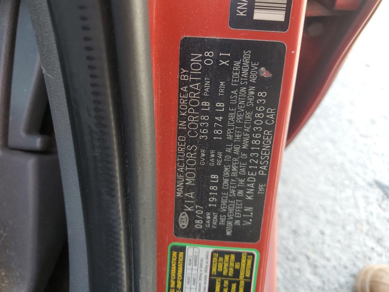 2008 KIA RIO