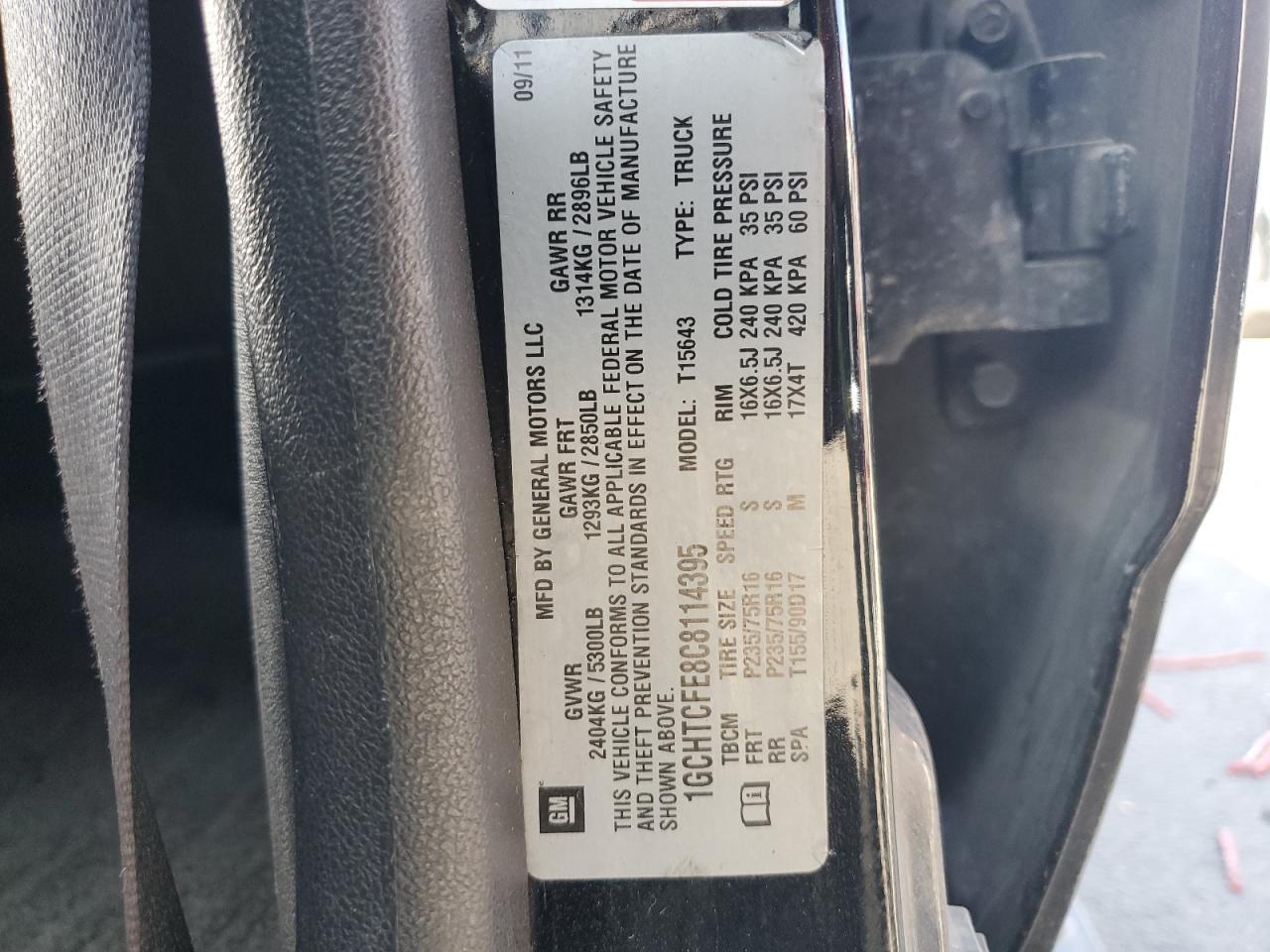 2012 CHEVROLET COLORADO