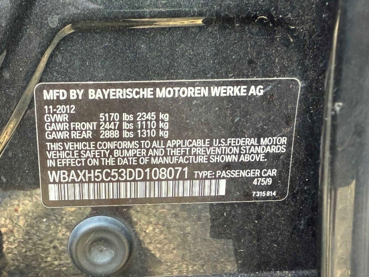 2013 BMW 5 series