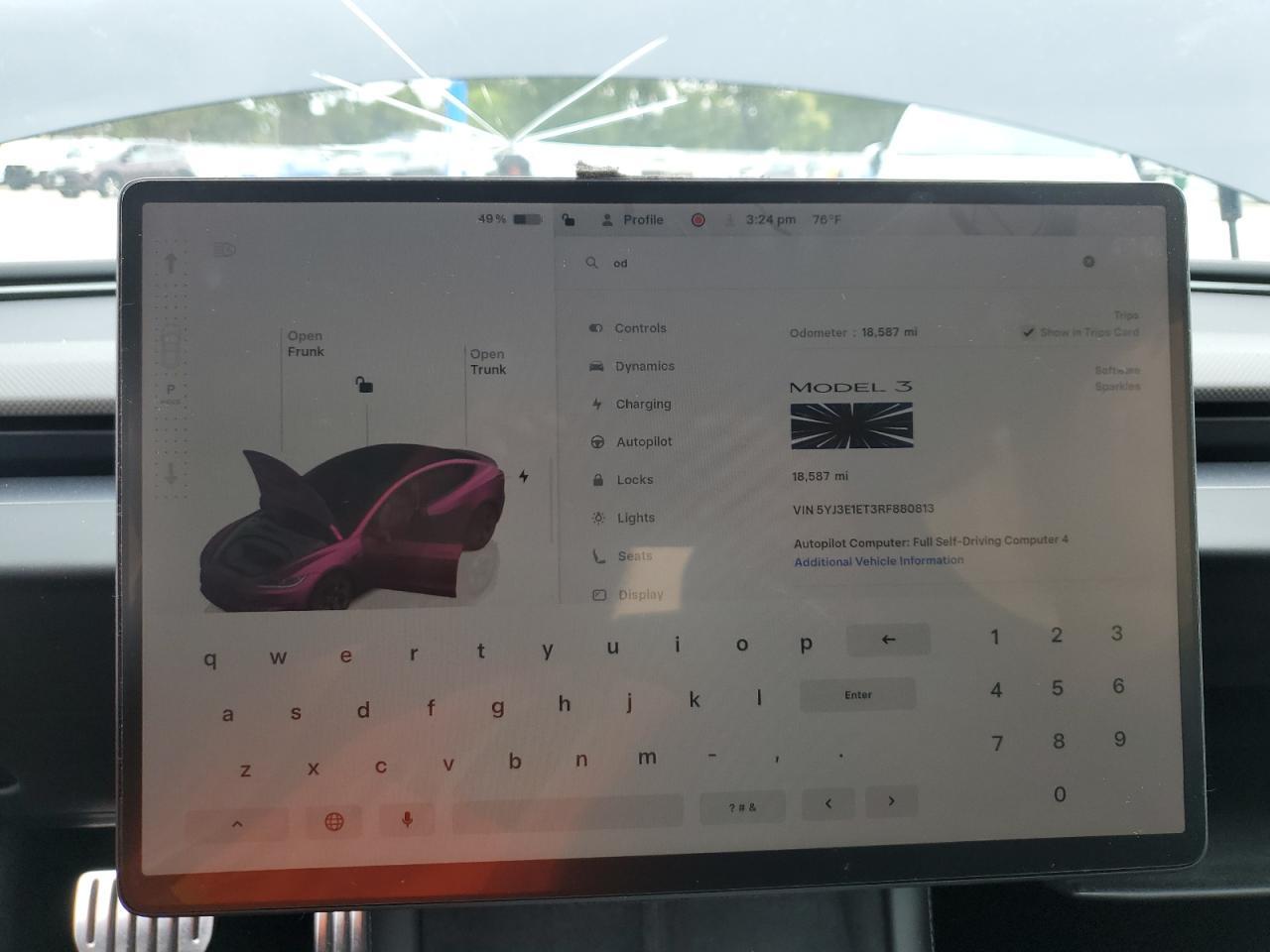 2024 TESLA MODEL 3