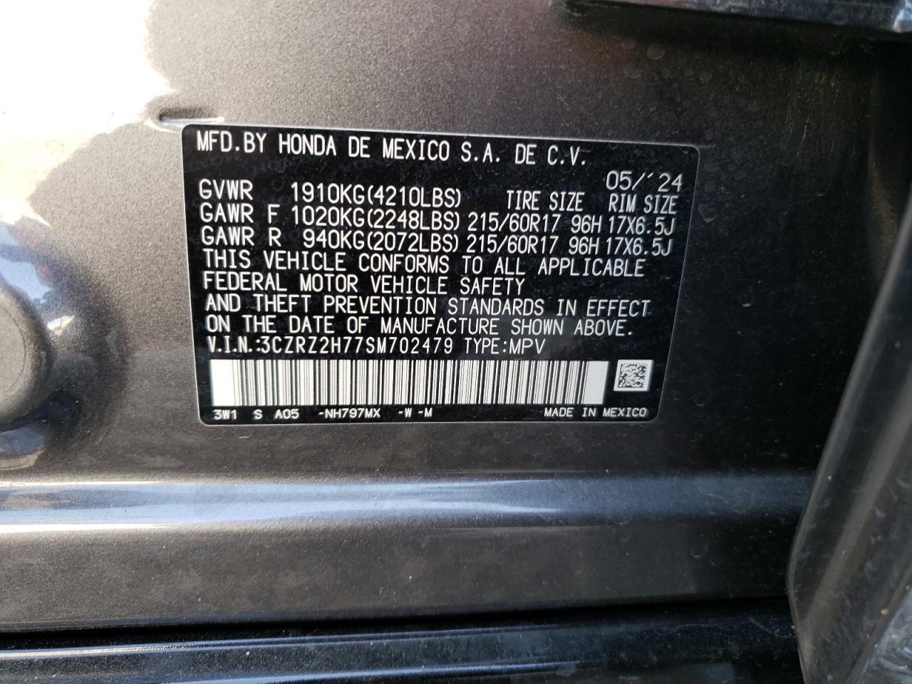 2025 HONDA HR-V