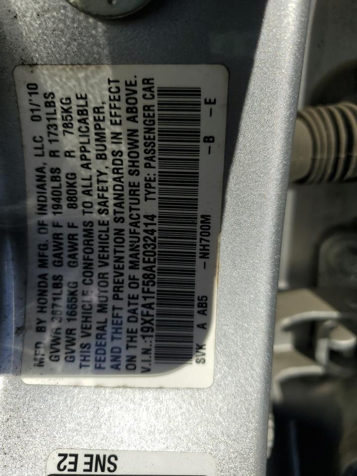 2010 HONDA CIVIC