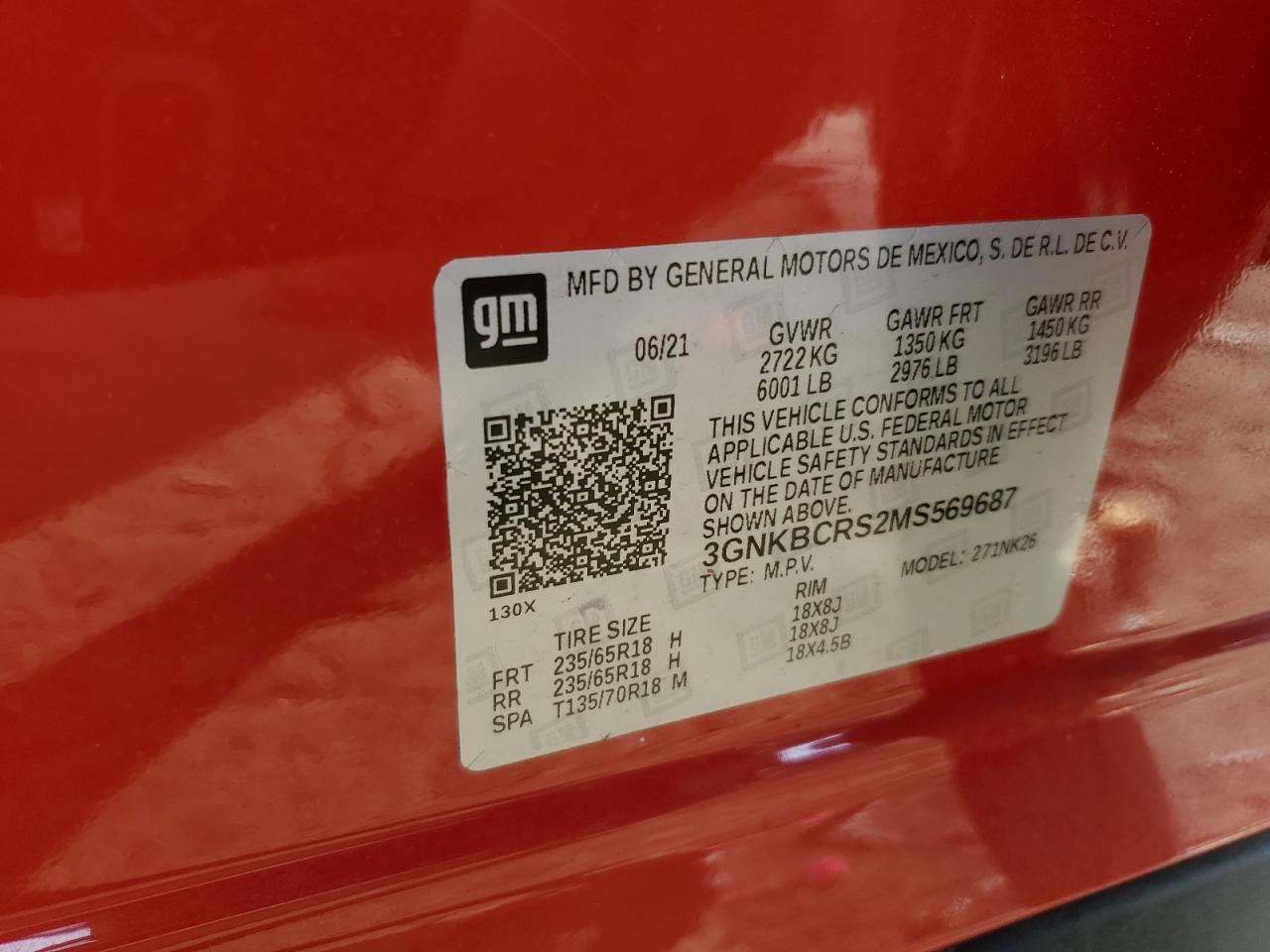 2021 CHEVROLET BLAZER