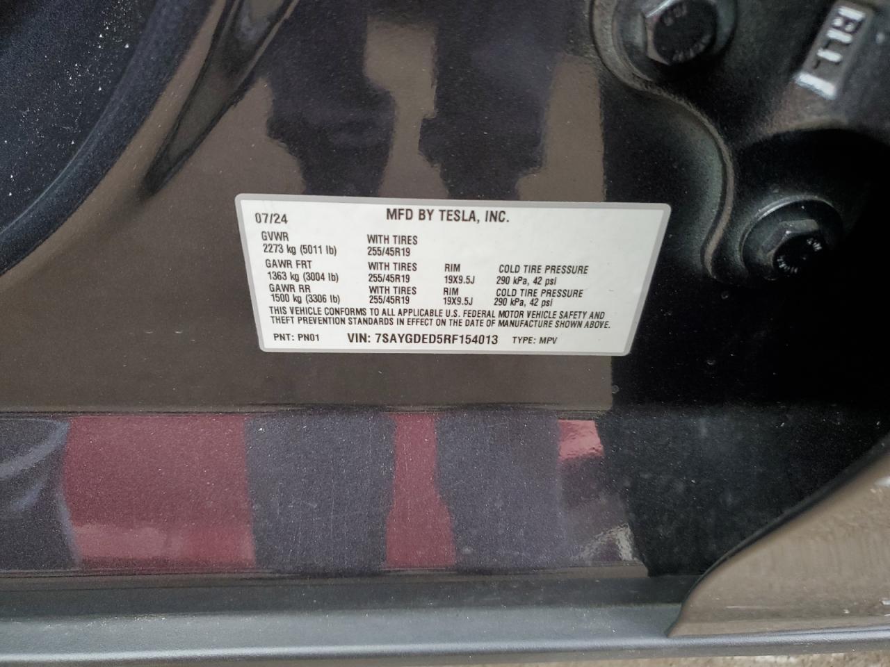 2024 TESLA MODEL Y