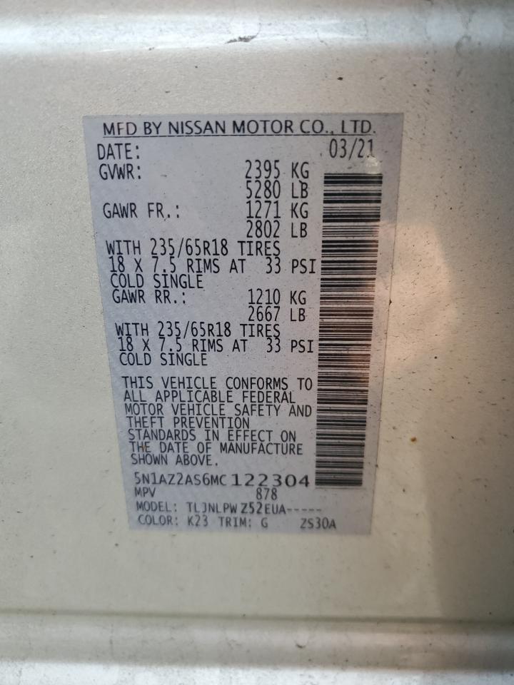 2021 NISSAN MURANO