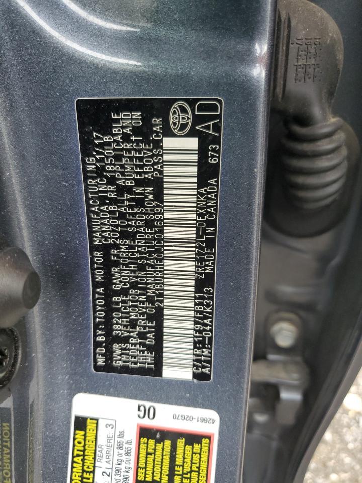 2018 TOYOTA COROLLA