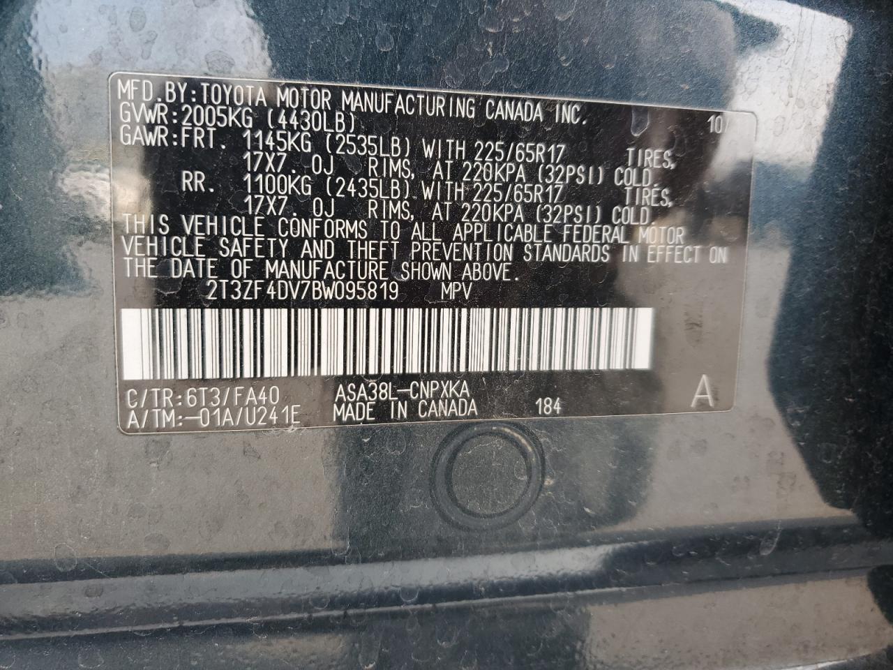 2011 TOYOTA RAV4