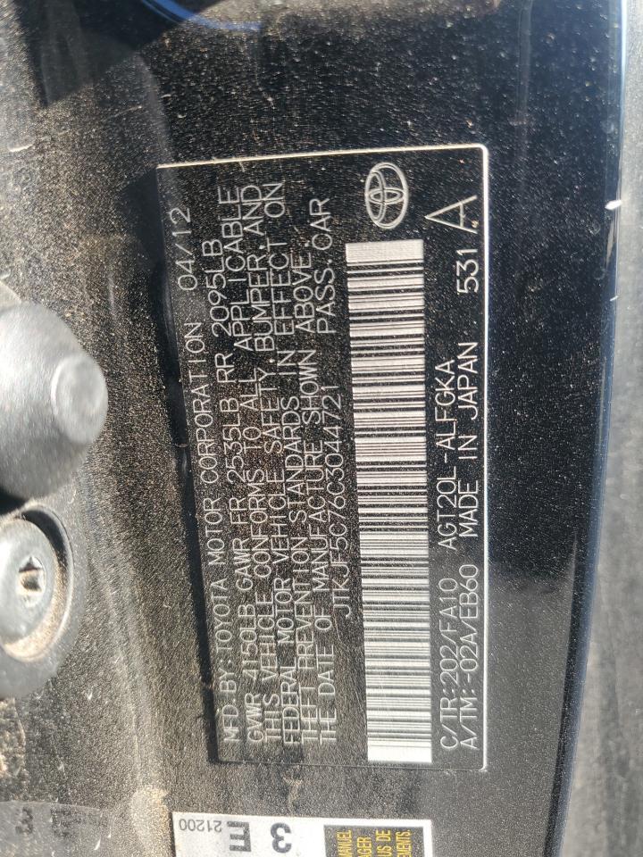 2012 TOYOTA SCION