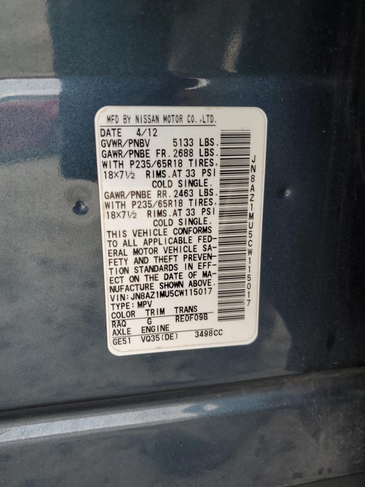 2012 NISSAN MURANO