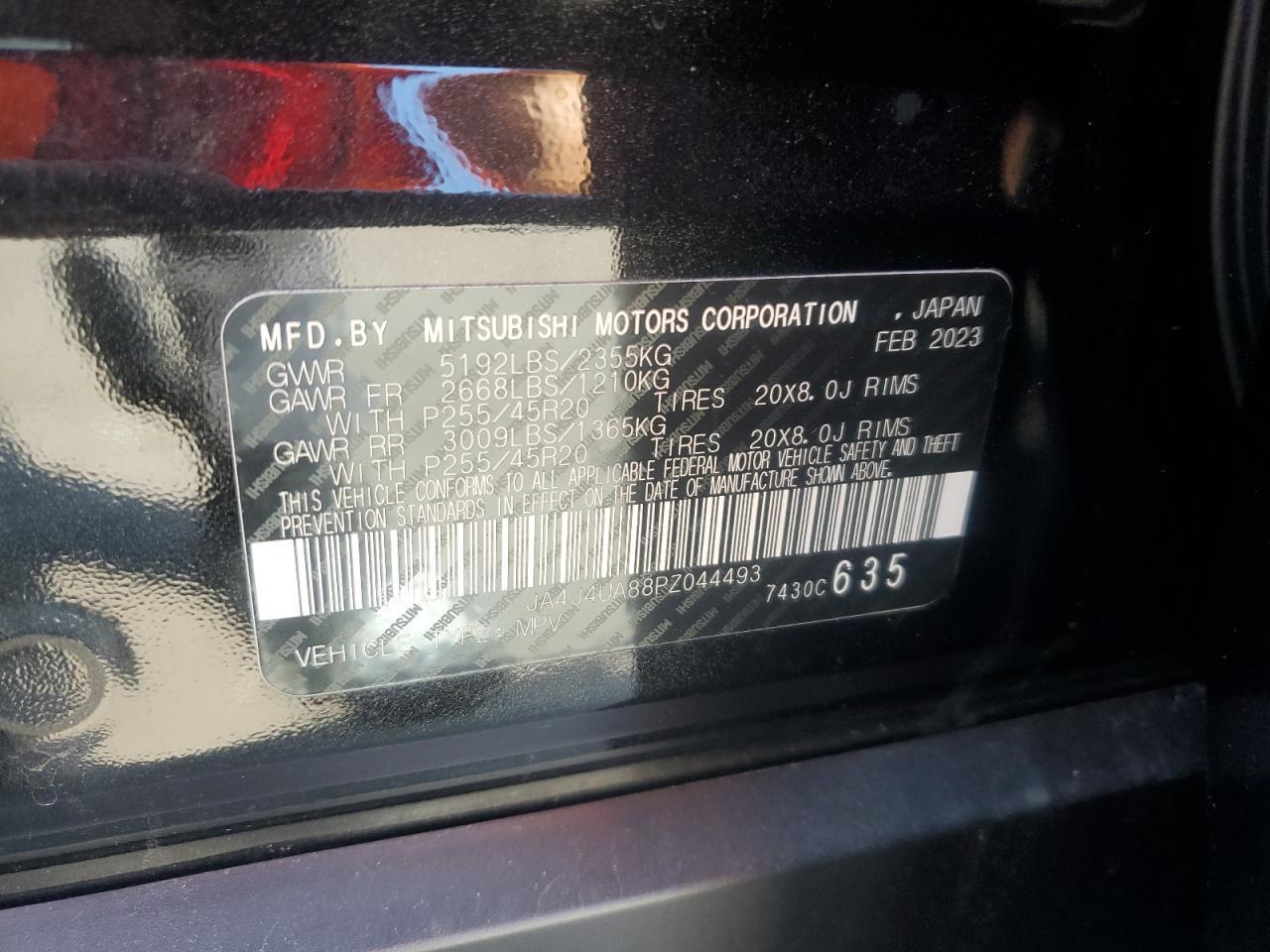2023 MITSUBISHI outlander