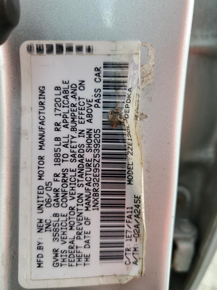 2005 TOYOTA COROLLA