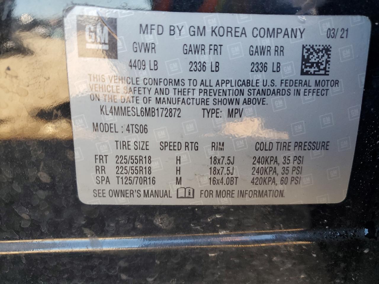 2021 BUICK Encore GX