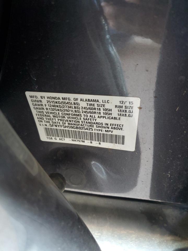2016 HONDA PILOT