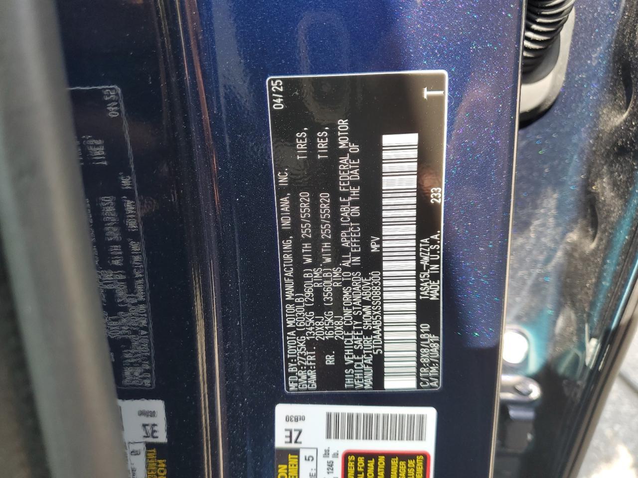 2025 TOYOTA HIGHLANDER
