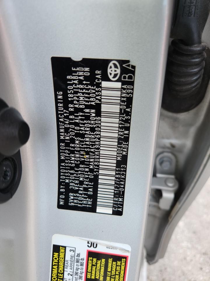 2017 TOYOTA COROLLA