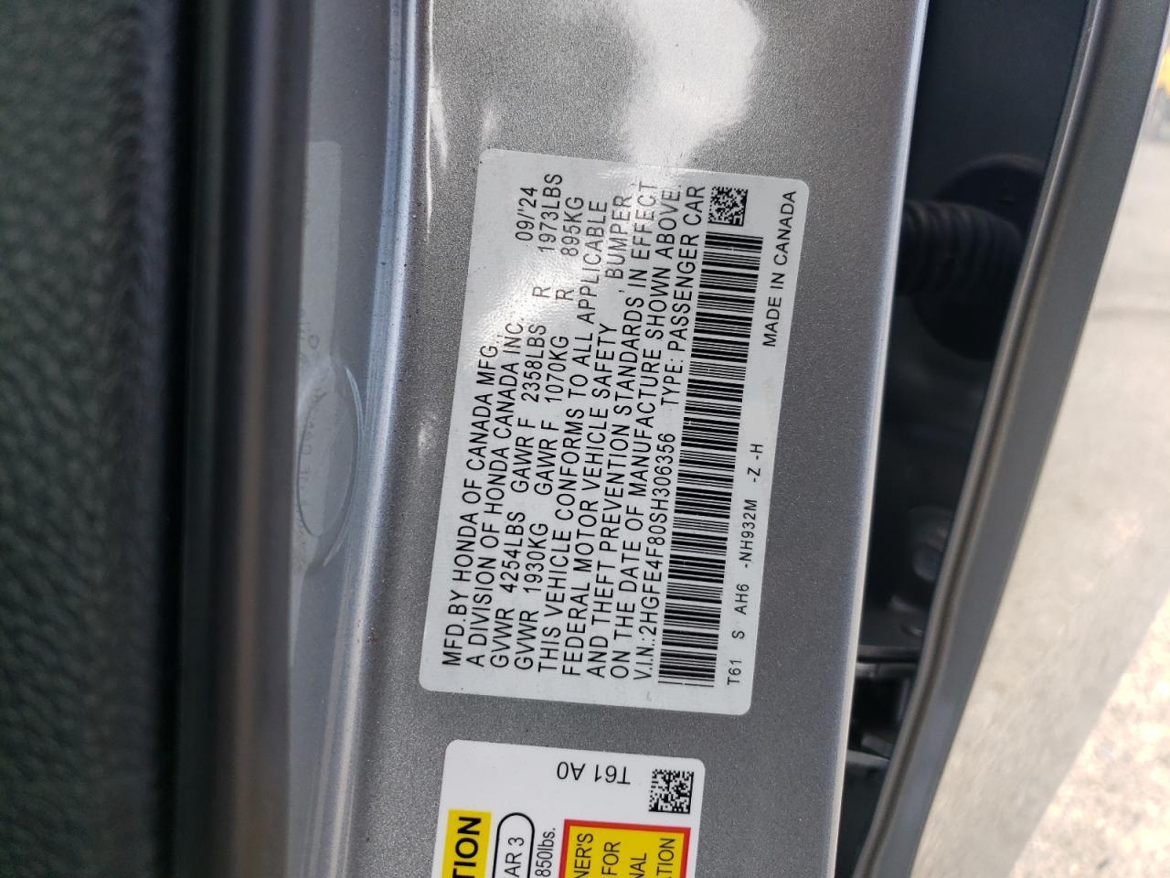 2025 HONDA CIVIC
