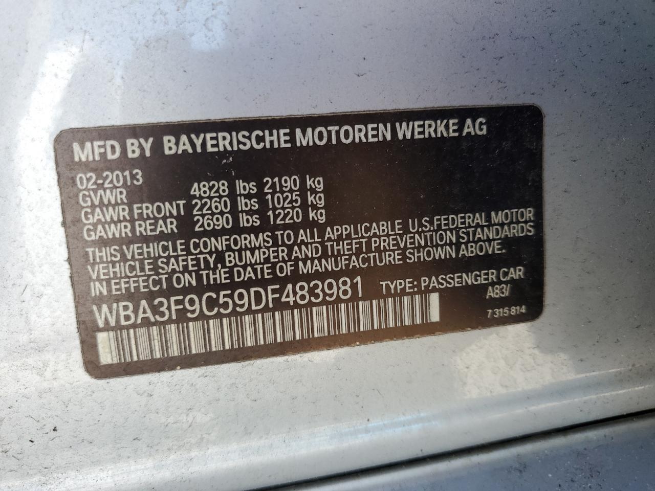 2013 BMW ActiveHybrid 3