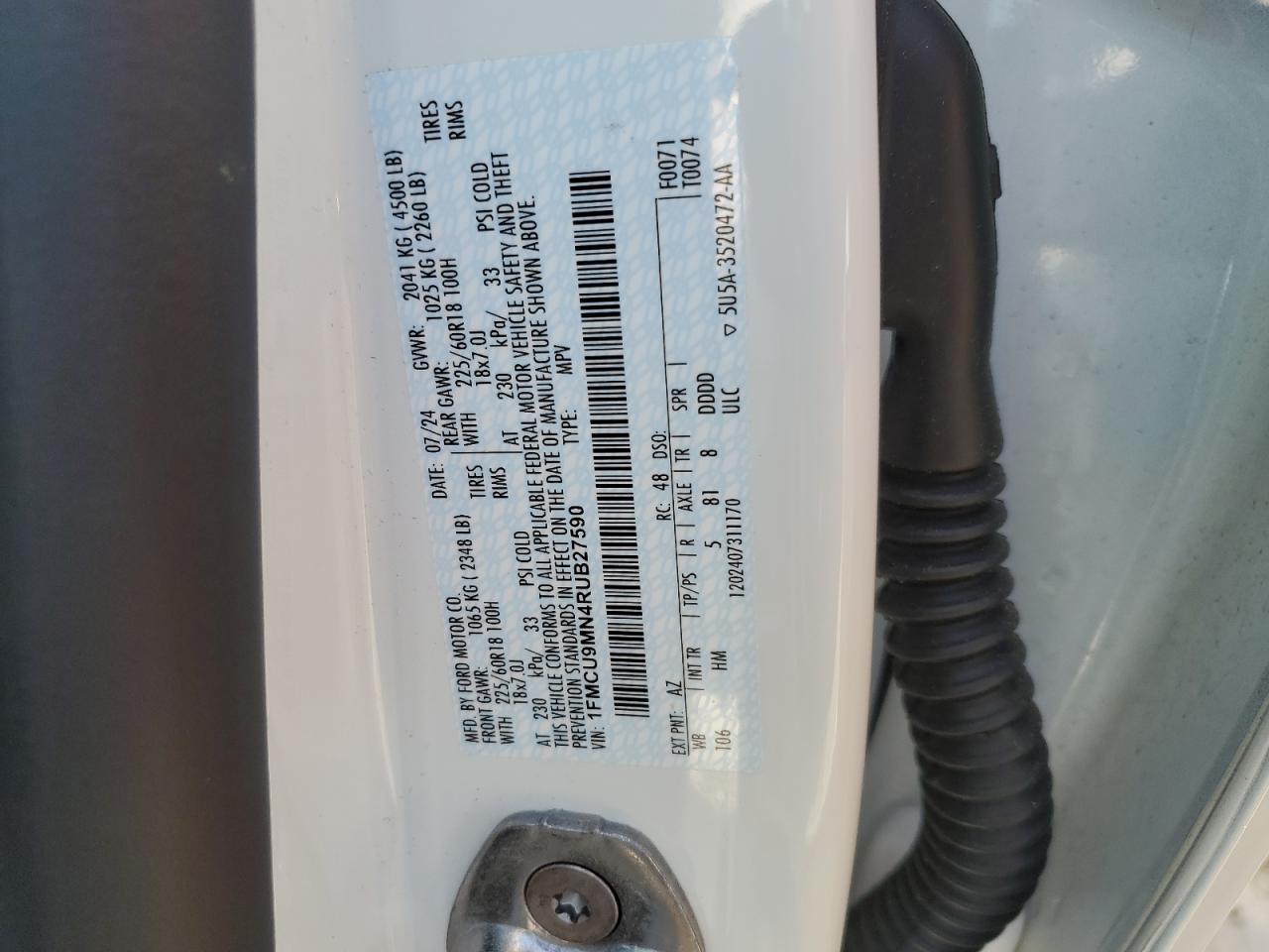 2024 FORD ESCAPE
