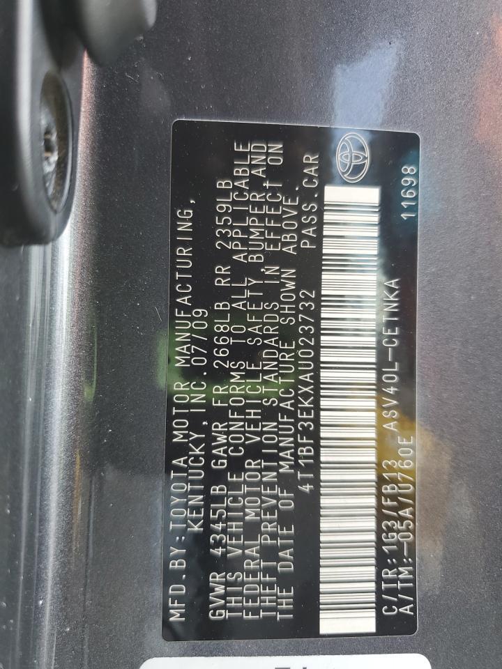 2010 TOYOTA CAMRY