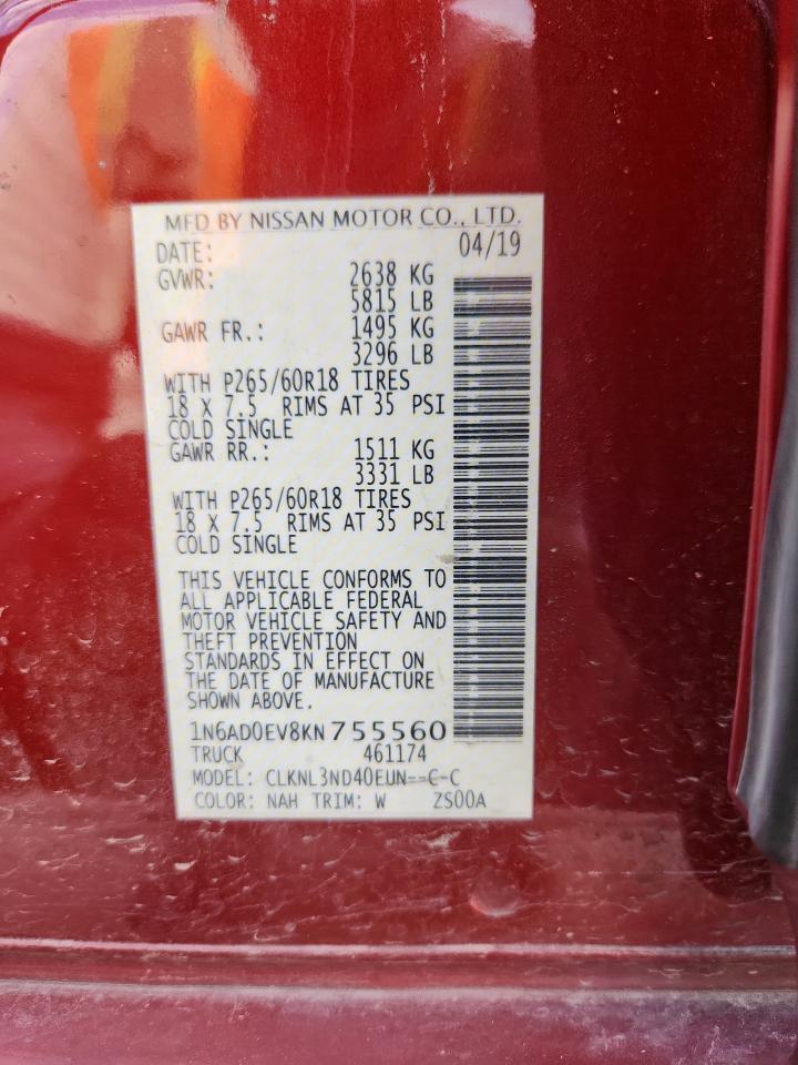 2019 NISSAN Frontier