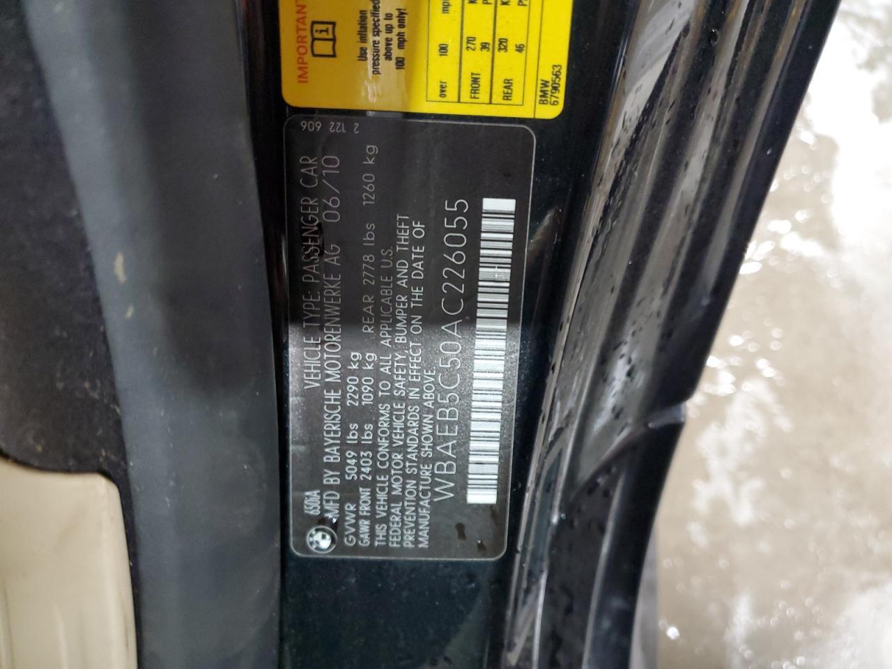2010 BMW 6 Series