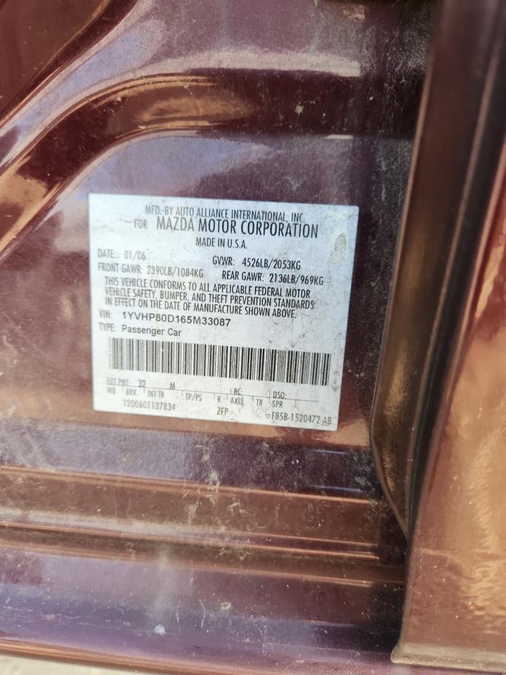 2006 MAZDA 6