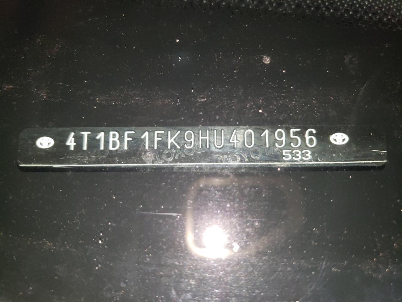 2017 TOYOTA CAMRY