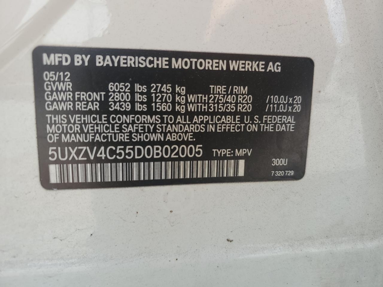 2013 BMW X5