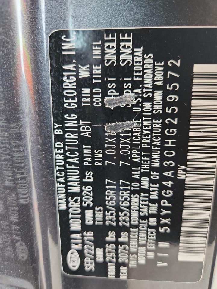 2017 KIA SORENTO