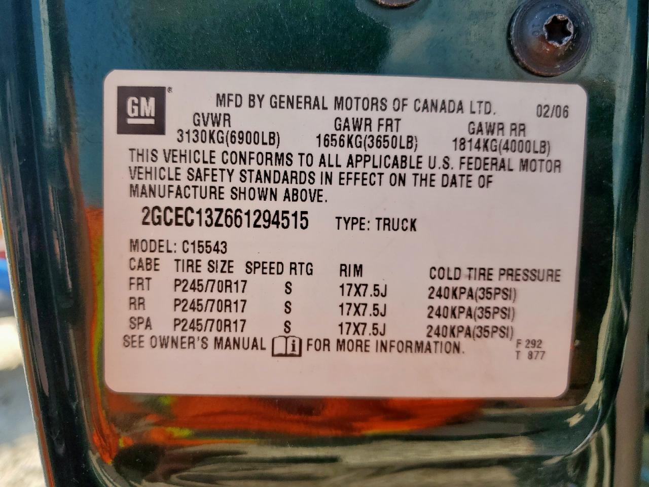 2006 CHEVROLET Silverado