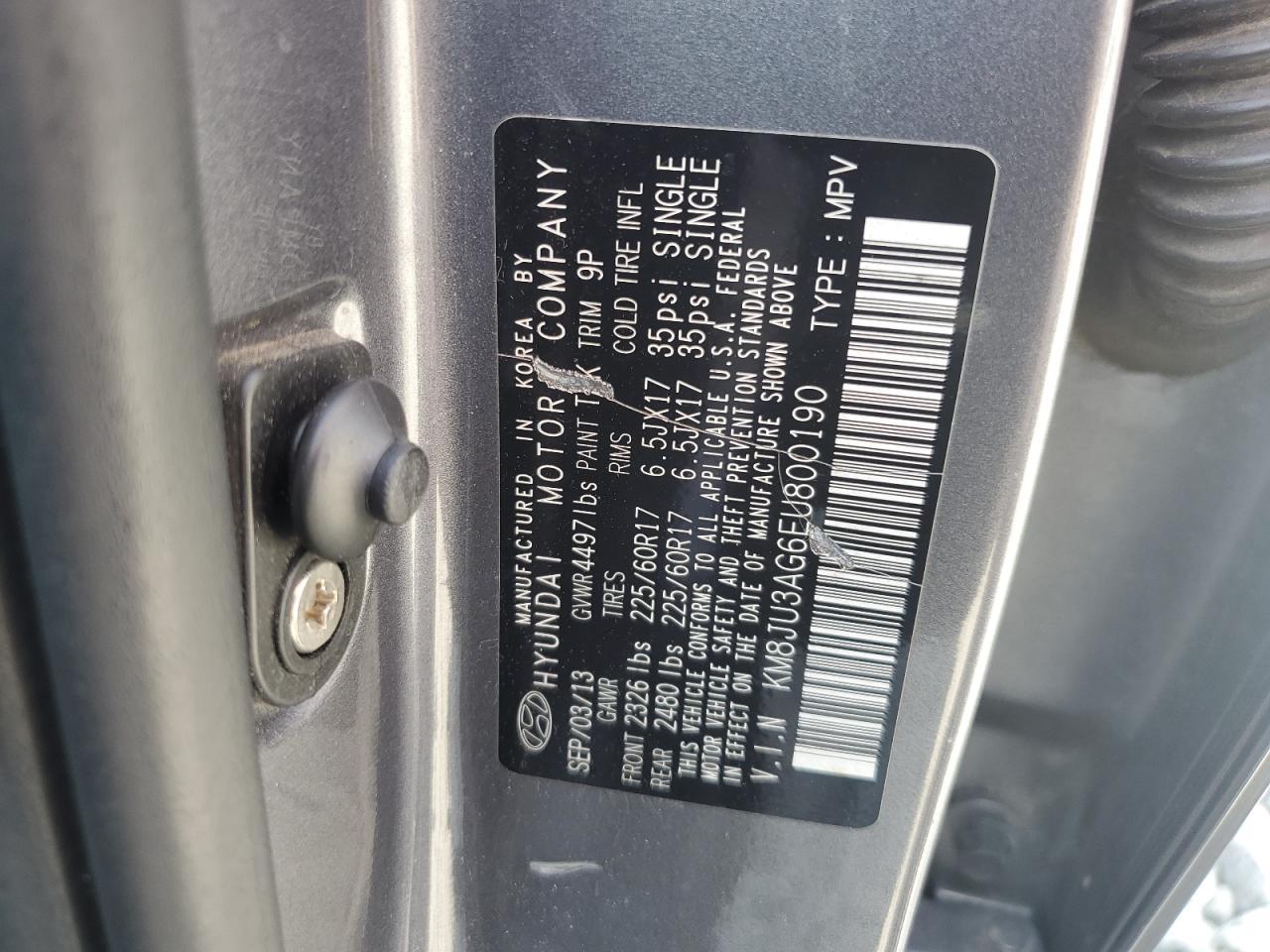 2014 HYUNDAI TUCSON