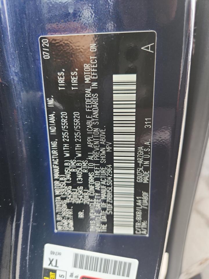 2020 TOYOTA HIGHLANDER