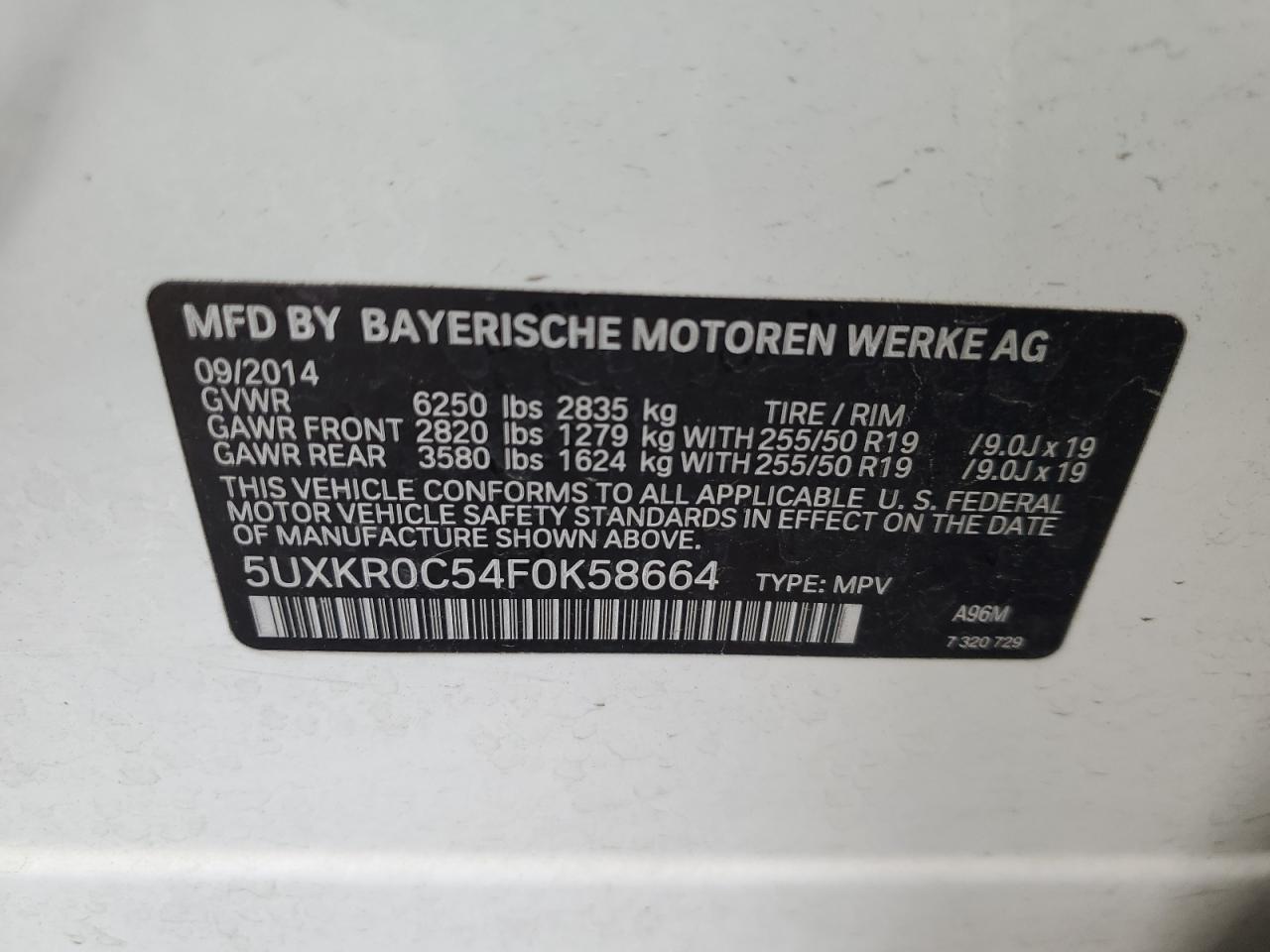 2015 BMW X5