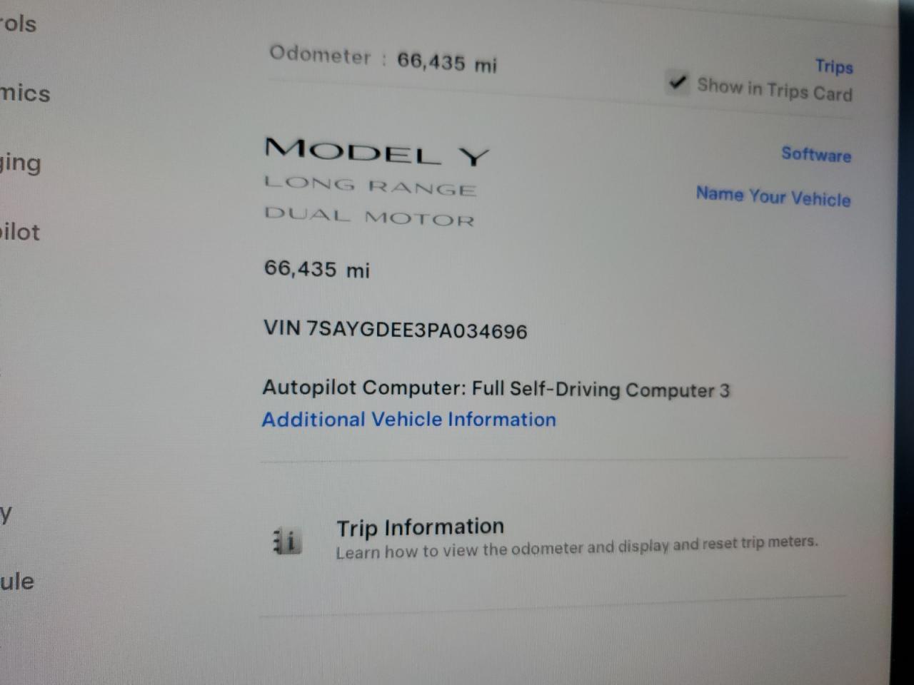 2023 TESLA MODEL Y