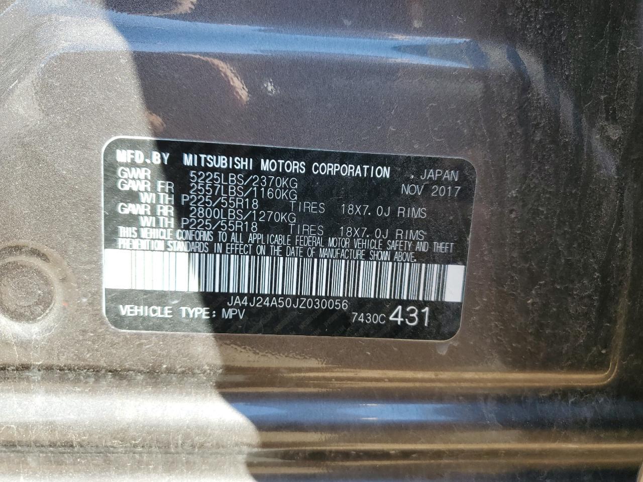 2018 MITSUBISHI outlander