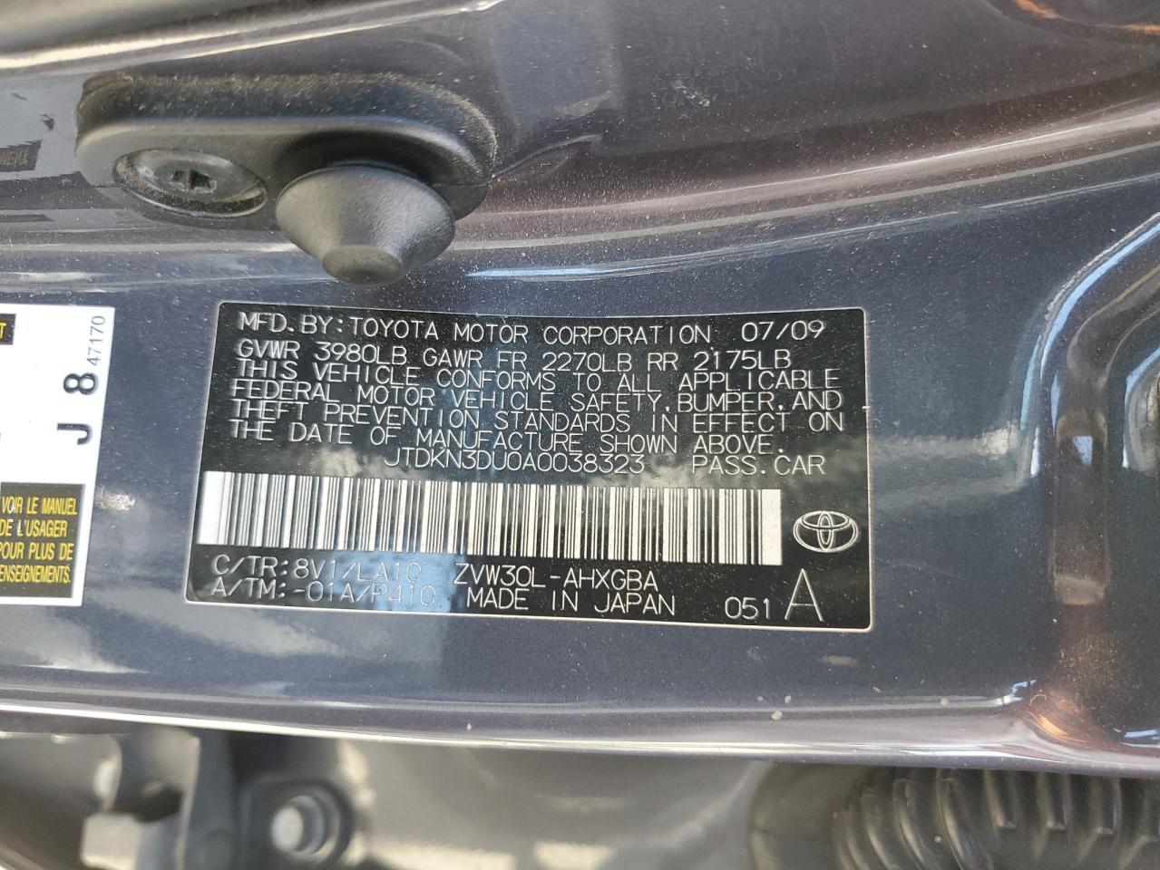2010 TOYOTA PRIUS