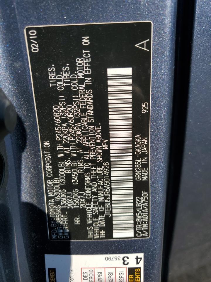2010 TOYOTA 4Runner
