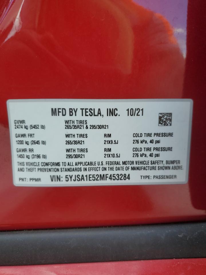 2021 TESLA MODEL S
